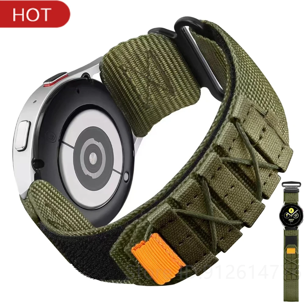 Pulseiras de relógio de náilon para garmin forerunner 255 265 245 645 165/vivoactive 3 4 5/venu 3 2 sq 2 plus pulseira esportiva