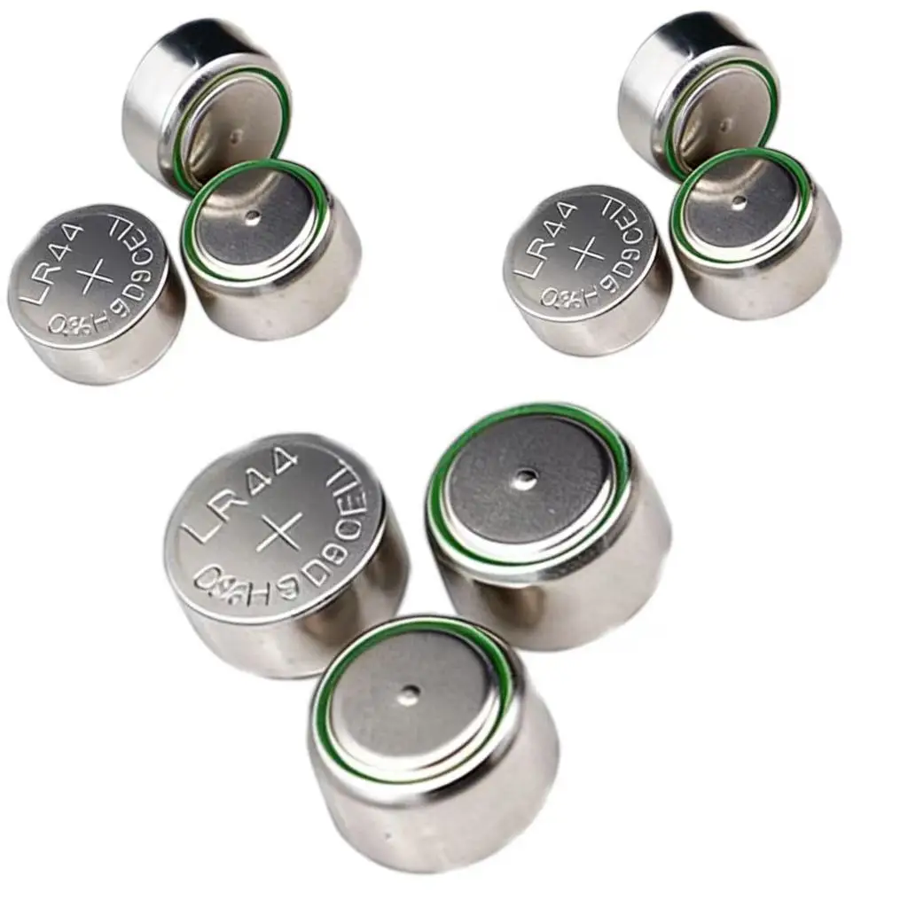 10PCS AG13 LR44 A76 L1154 357 1.5V 알카라인 버튼 배터리 어린이 안전 수은 프리 장난감 시계 리모컨용