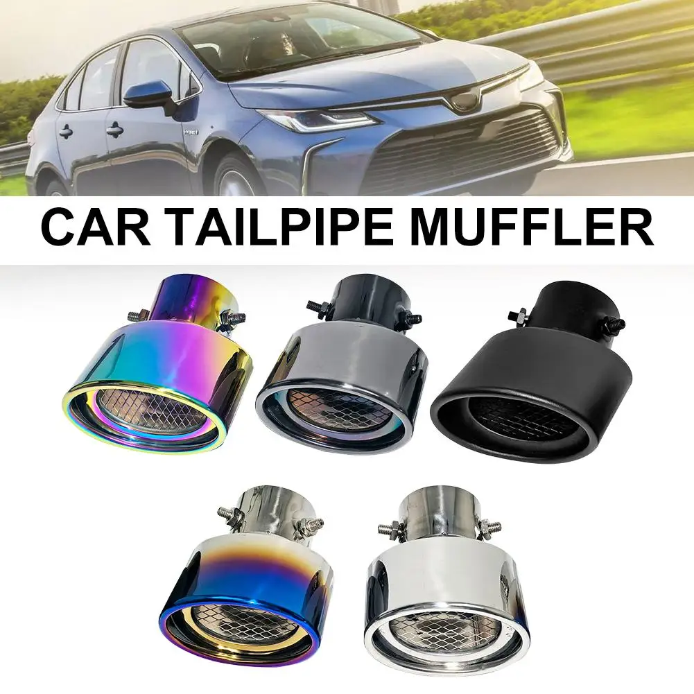 

Автомобильный глушитель из нержавеющей стали, автомобильная выхлопная труба, глушитель, наконечник хвостовых труб, декоративная накладка для Toyota Corolla, Ford F I4J8