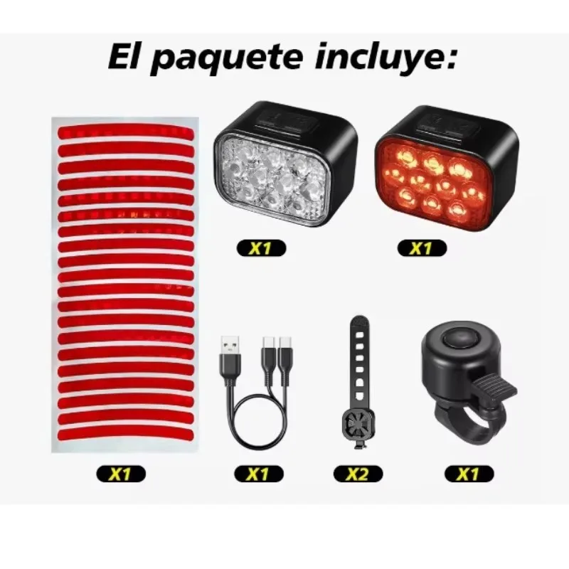 CYCLAMI 550LM إضاءة دراجة هوائية المصباح ل USB قابلة للشحن T6 LED 1100mAh الدراجة الخفيفة مقاوم للماء المصباح دراجة الملحقات