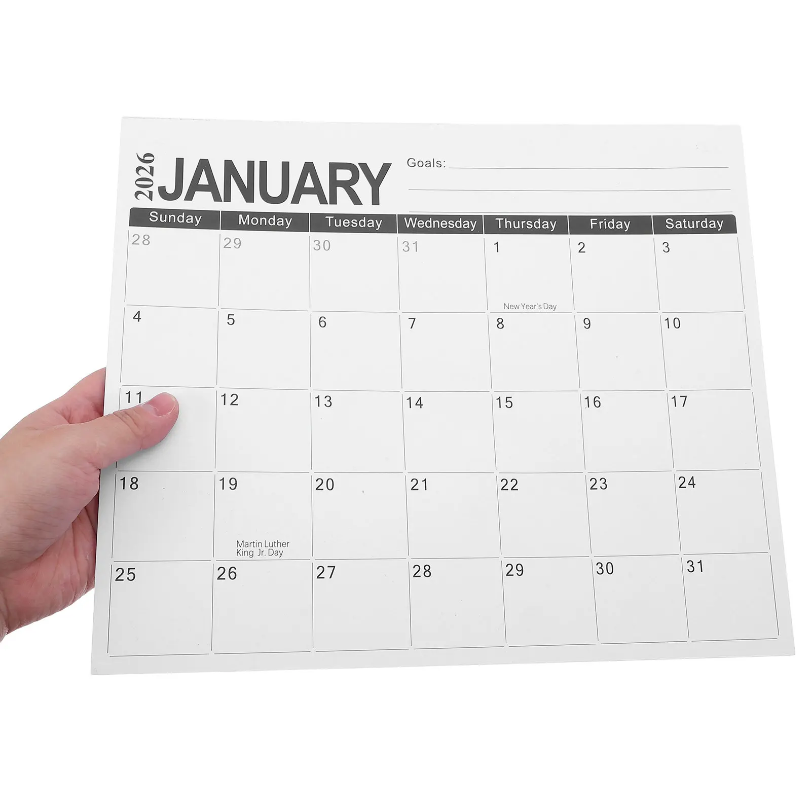 

Magnetic Refrigerator Monthly Calendar Pad 2026-2027 Large Writable Surface Fridge Organizer Kitchen School Planner