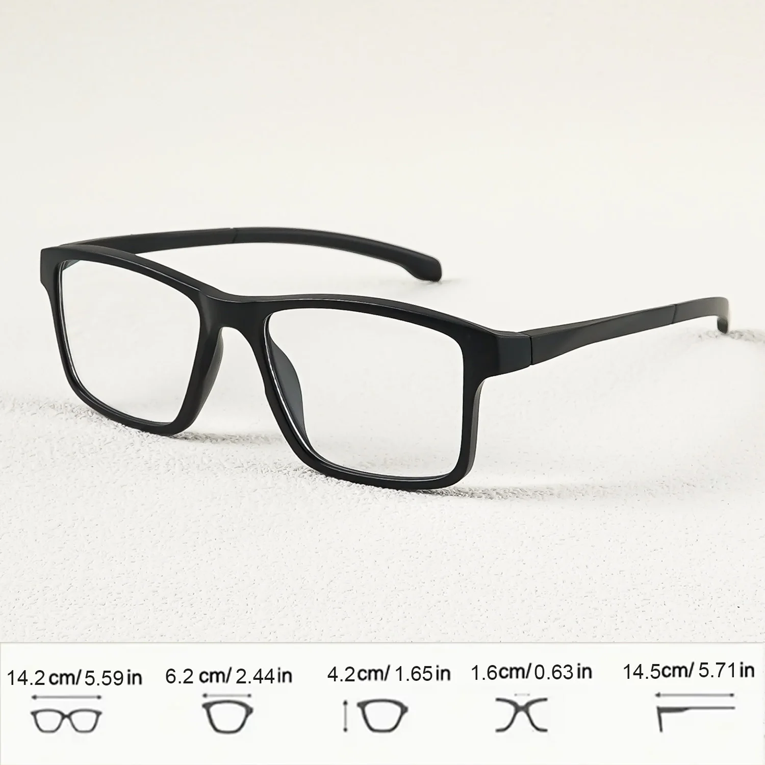 Magnetische Lesebrille mit UV-Schutzgläsern – +1,0 bis +3,5 Vergrößerung, modische quadratische Lesebrille, Sonnenbrille – Detail 6