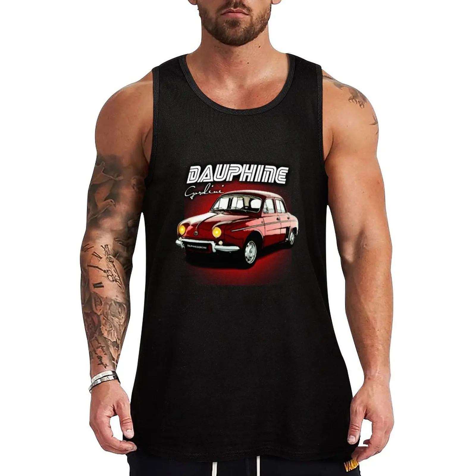 

Dauphine gordini Tank Top Essential Sleeveless Shirt Solid Basic Tank Top