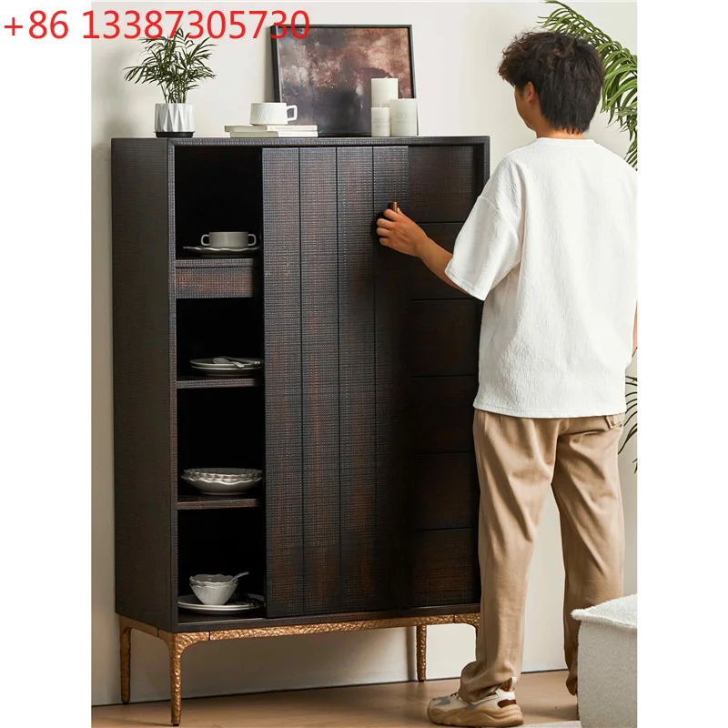 

Bharti Wood, обеденный боковой шкаф из цельного дерева, боковой шкаф для гостиной, боковой шкафчик для дивана