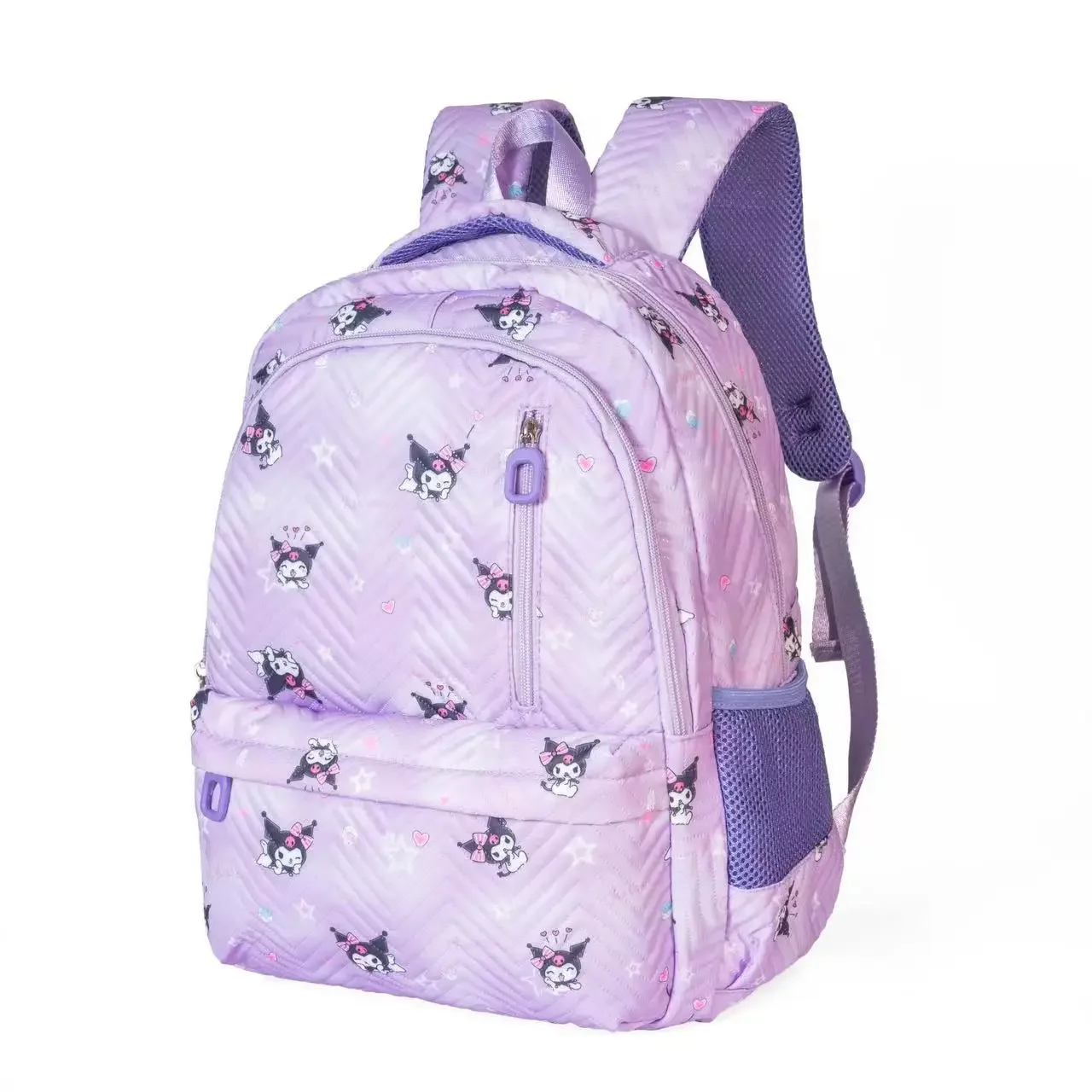 Japanese Cartoon Children's Kuromi Cinnamoroll Melody Girl Backpack Travel Backpack Large Capacity Pupils Schoolbag Hello Kitty