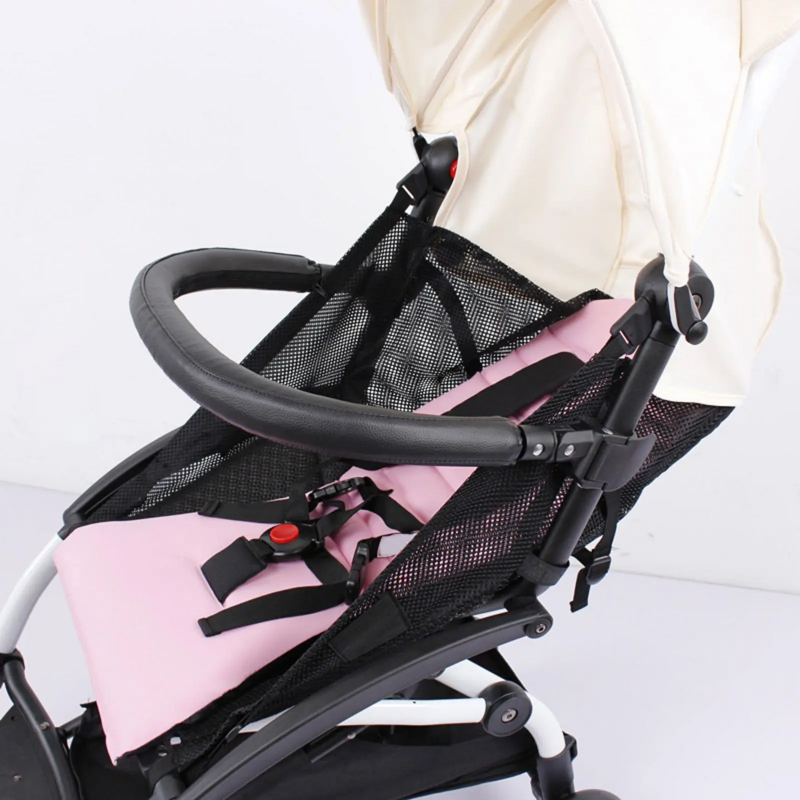 Baby Trolley Pushchair Armrest Handle Convenient to Install and Easy to Use Design Suitable for Kids Crib Stroller Bar