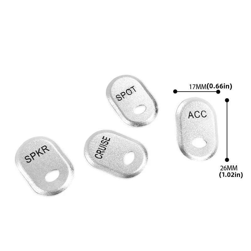 Motorcycle Brushed Rocker Panel Switch Covers For Harey Electra Road Glide FLHTCU FLHTK FLHTCUSE FLTR FLTRU 1996-2013