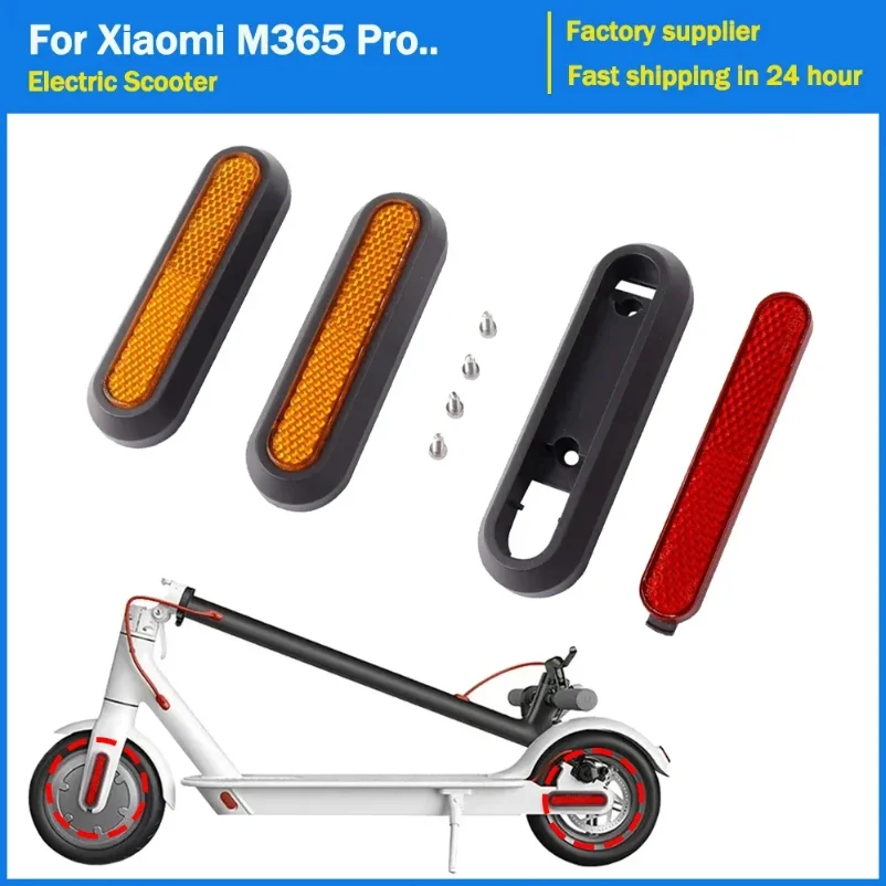

Rear Wheel Cover Protective Hub Reflector Covers Strip For Xiaomi Mi3 M365 PRO 2 1S PRO Electric Scooter Reflective Back Shell