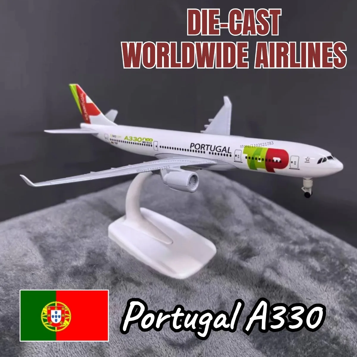 

Металлическая литая под давлением модель самолета в масштабе 7,5 дюймов Airbus Boeing ATR Concorde 330 MD11 C919 Реплика авиационной миниатюрной художественной игрушки для мальчиков