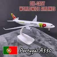 Metal Diecast Aircraft Model 7.5 Inch Scale Airbus Boeing ATR Concorde 330 MD11 C919 Replica Aviation Miniature Art Kid Boy Toy