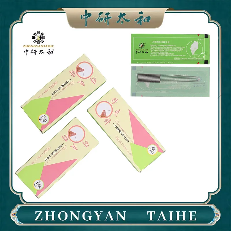 

ZHONGYAN TAIHE одноразовые стерильные иглы для акупунктуры в сумке, 200 шт./1 коробка, облегчение боли, косметическое лечение, массаж для релаксации