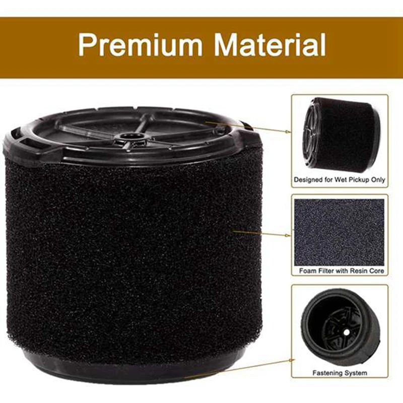 교체 카트리지 필터 습식 적용 전용, RIDGID 3 ~ 4.5 갤런 액세서리, VF3700 습식 필터 교체