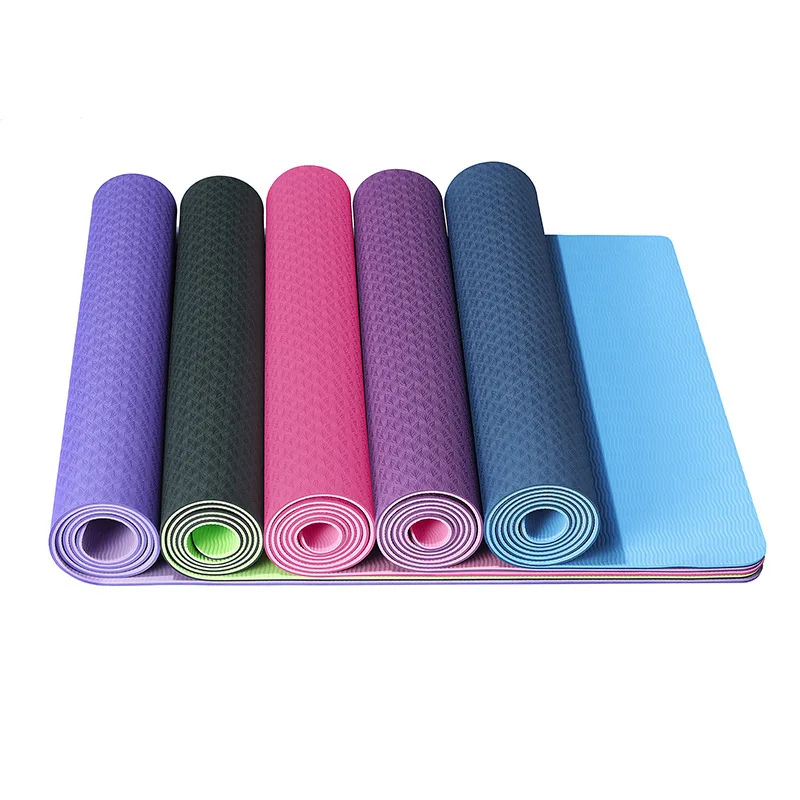 

Yoga Mat Manufacturer Custom Non Slip Eco Friendly High Quality Tpe Yoga Mats with Logo