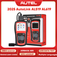 2025 Autel AL619 AL519 OBD2 Scanner Car Diagnostic Tool Code Reader Automotriz ABS SRS