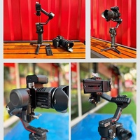 A46T Stabilizer Vertical Plate for DJI Ruyi RS3 RS2 Pro Vertical Camera Mounting Kit Handheld Stabilizer Vertical Plate