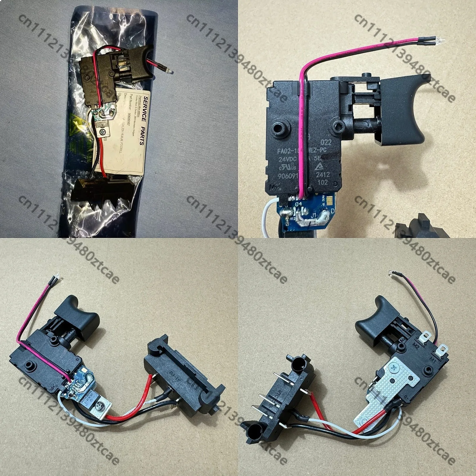 Interruptor Original 90609167 de Repuesto para Herramienta Eléctrica Stanley SCD20