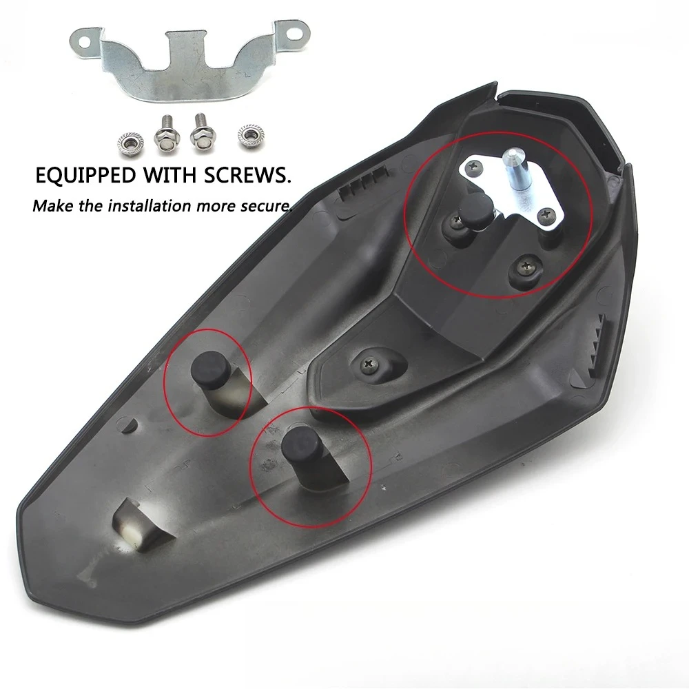 NINJA400 EX400 لكاواساكي نينجا 400 Z400 2018 - 2025 مقعد الدراجة النارية هدية الركاب الخلفي بيلايون غطاء مقعد هدية القلنسوة