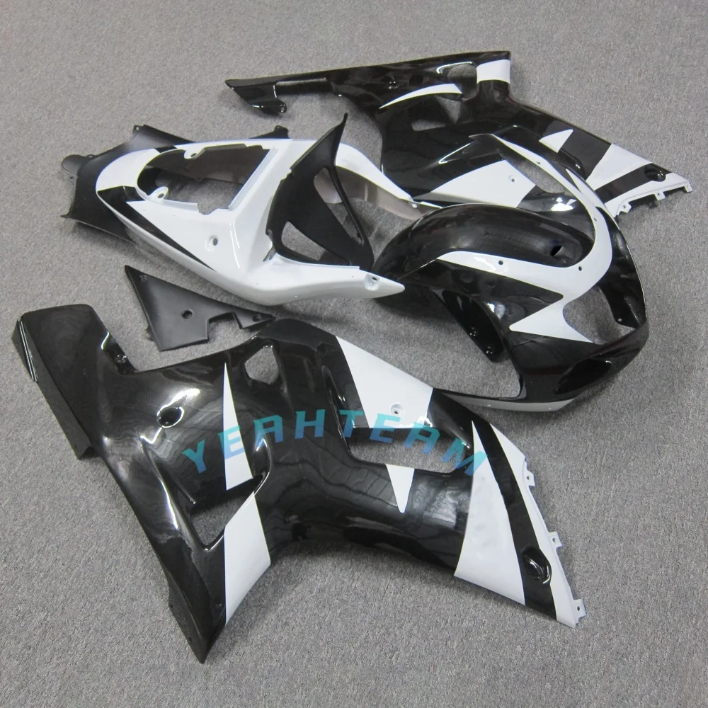 

Fairing Kit for Suzuki GSXR600 GSX-R 750 K1 2001 2002 2003 – Motorcycle Bodywork Injection Mold, Perfect Fit, Black White