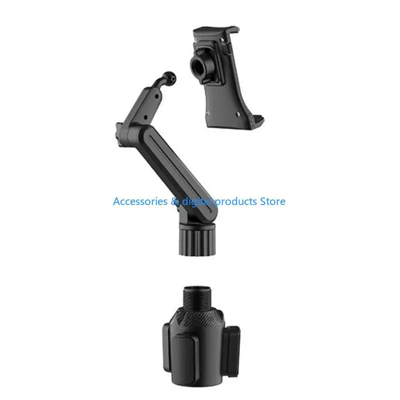 77JD Universal Car Cup Holder Tablet Mount Stand 360° Adjustable for Mobile Cell Phone Auto GPS Bracket Interior Accessories