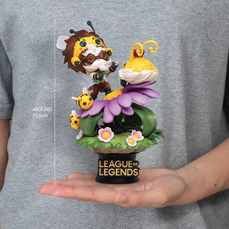 Stock Genuine Original League of Legends Little Bee The Boy and His Yeti Nunu&Willump & The Revered Inventor Heimerdinger Figure