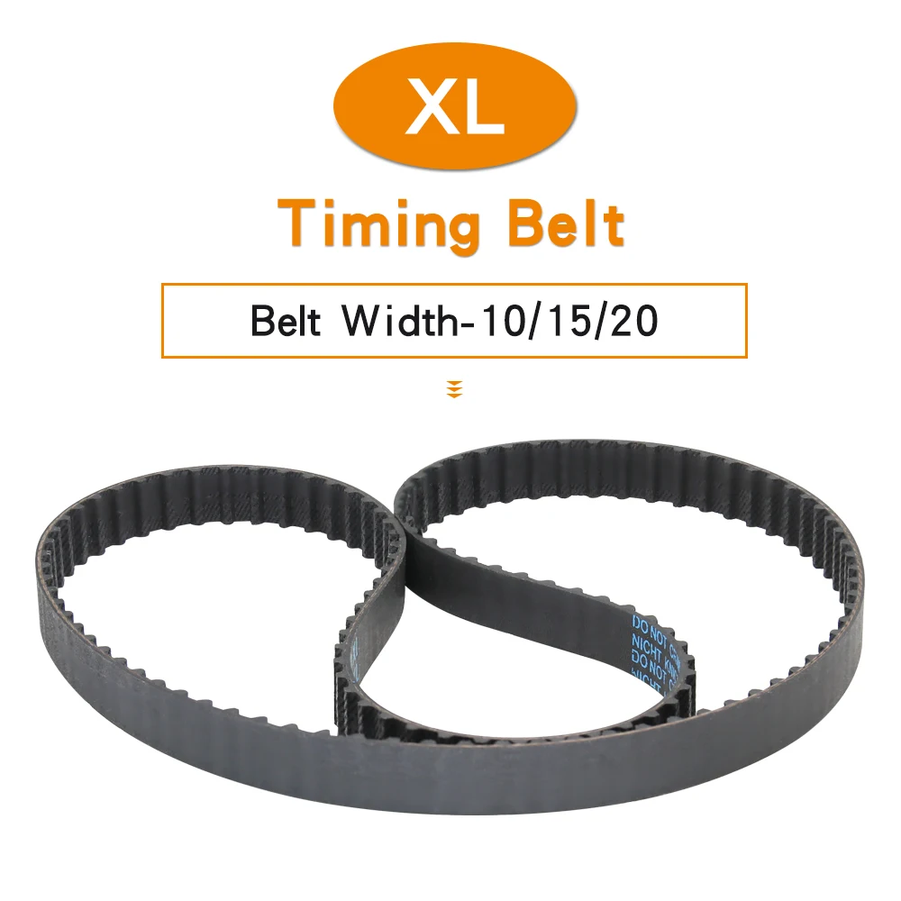 

XL Toothed Belt 264XL/266XL/268XL/270XL/272XL/274XL/276XL/278XL/280XL/282XL/284XL Closed Loop Rubber Belts Width 10/15/20 mm