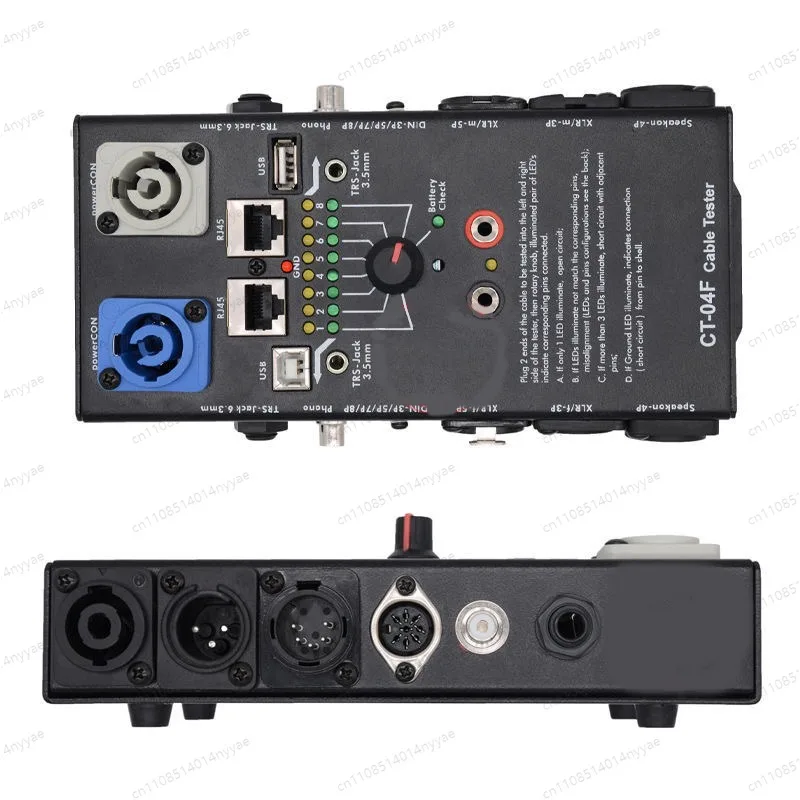 CT-20 Multifunctional  Audio Line Xlr Signal Line Tester Hdmi Line  Cable Tester