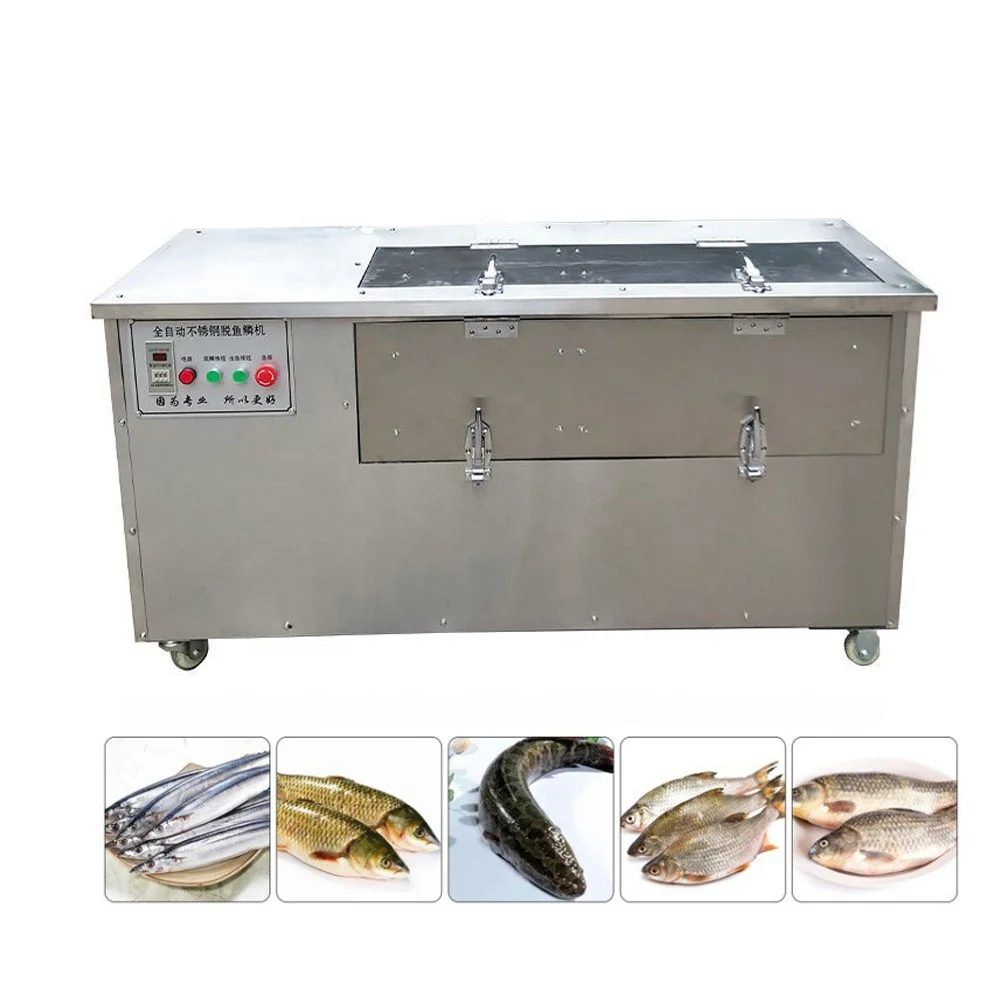 Automatic Fish Scale Removing Machine Fish Fast Remove Scale Scraper Fish Processing Equipment