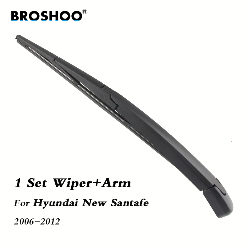 BROSHOO Car Rear Wiper Blades Back Windscreen Wiper Arm For Hyundai New Santa Fe Hatchback (2006-2012)355mm,Windshield Styling