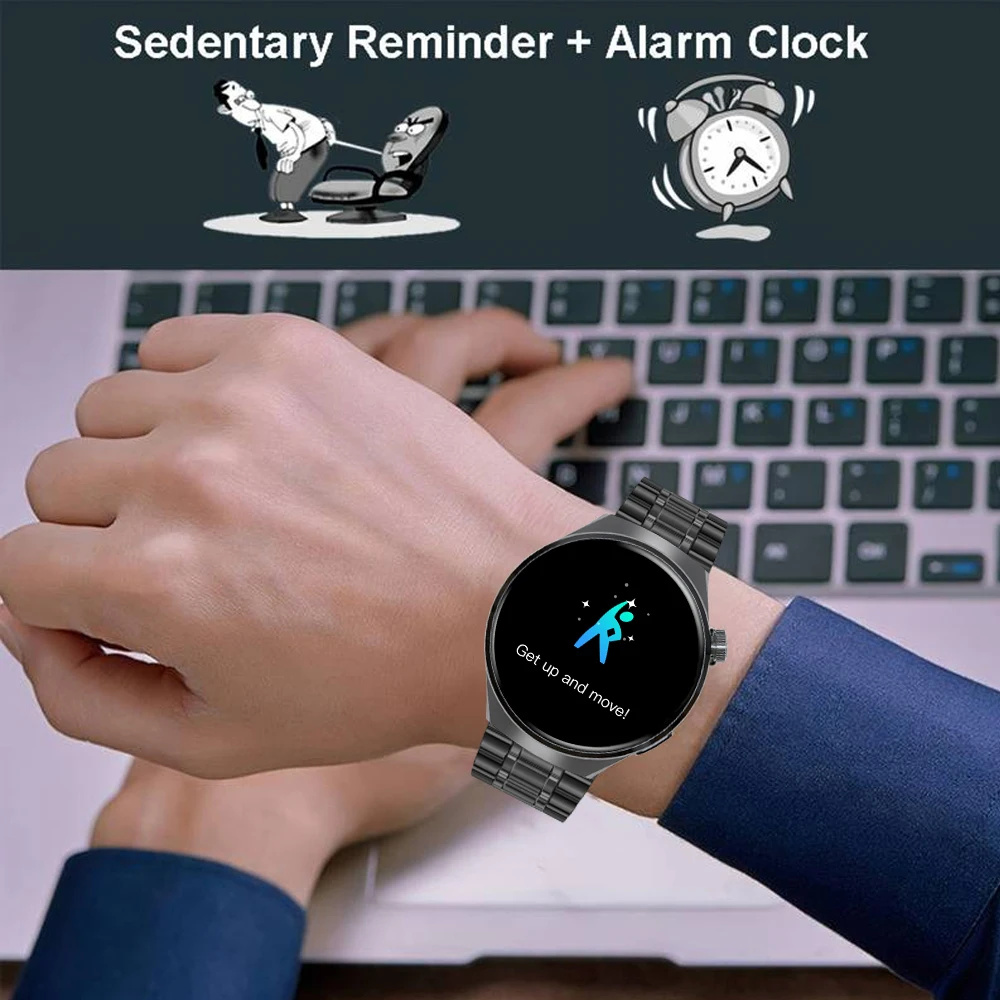 SENBONO 남성용 스마트 워치 응답 및 통화 가능 HD 스크린 맞춤형 다이얼, 피트니스 트래커, 100 가지 이상의 스포츠 모드 스마트워치, 안드로이드 IOS용, 신제품