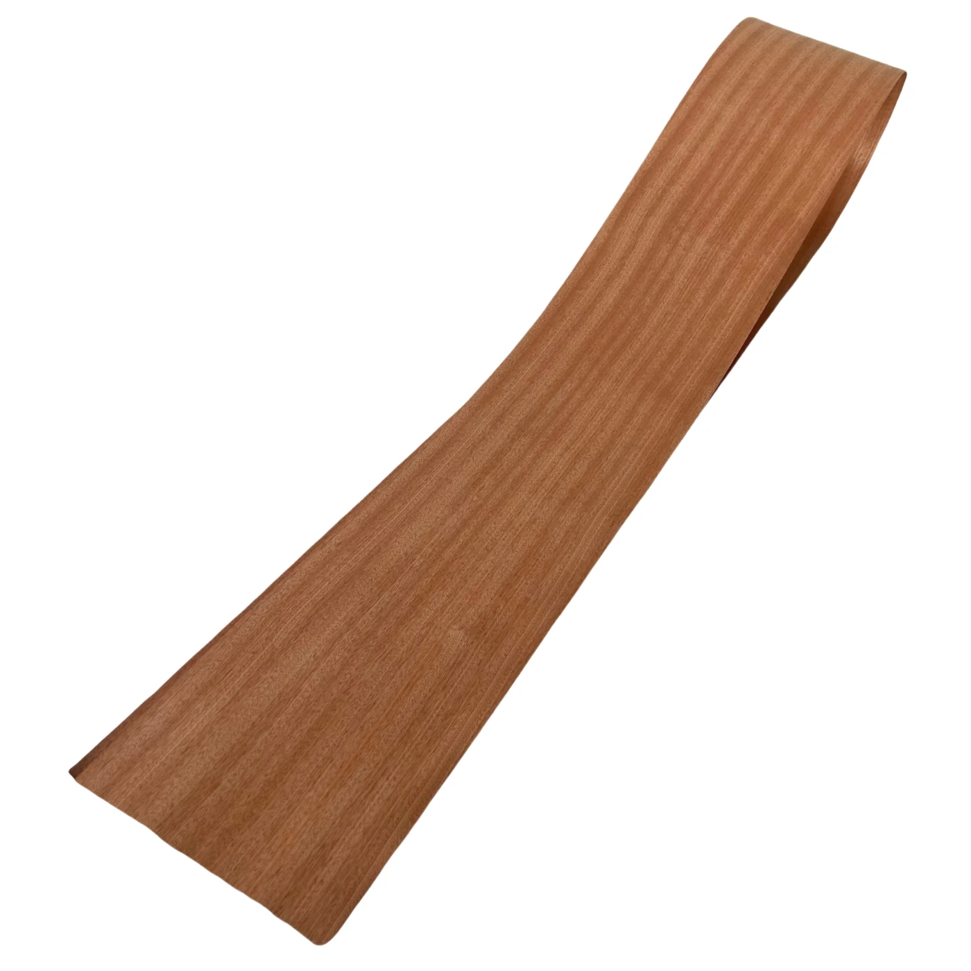 Natural African Sapele Veneer of 0.4mm Thickness, Sizes 20cmx250cm, Mahogany Timber Veneer Roll for Furniture Renovation and DIY image 3