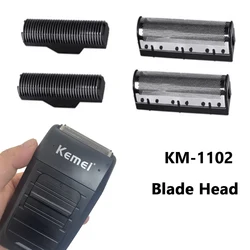 1Set Clipper Blade for Kemei Km-1102 Clipper Electric Shaver Parts Net Replacable and Durable Stainless Steel Material