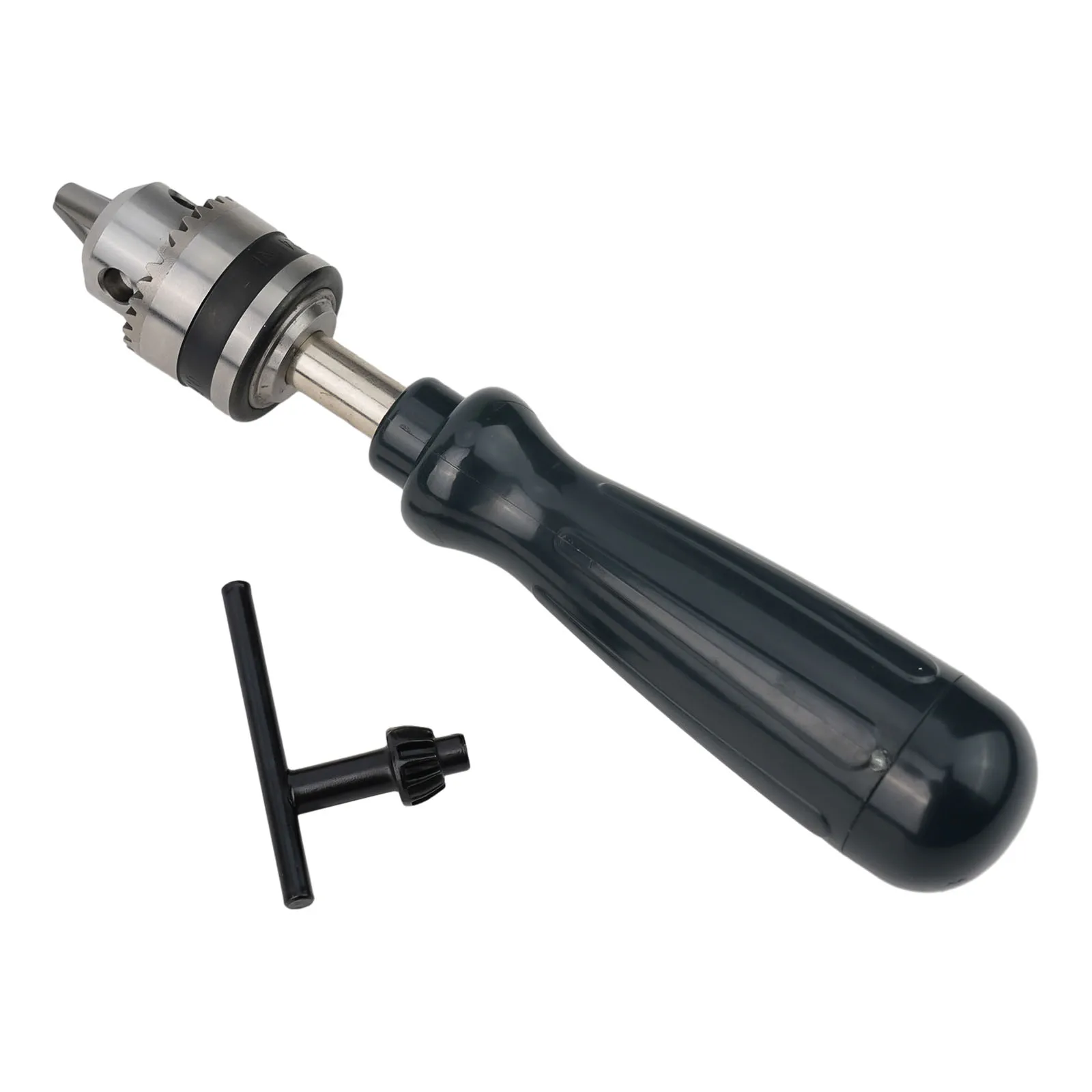 Hand Drill Tool for Crafting with 10 Drill Bits Keyless Chuck Design Perfect for Electronic Assembly and Model Making Needs