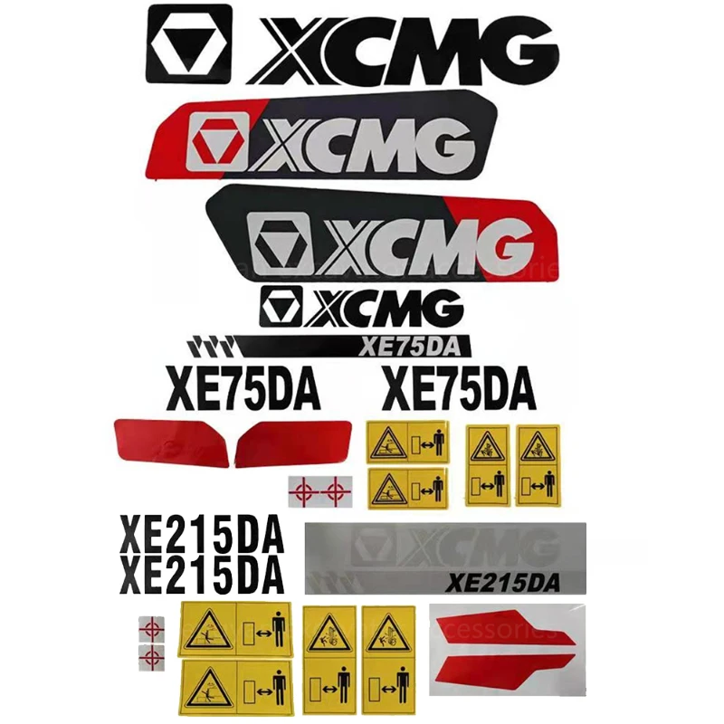 

XOJOX Vehicle Labels Stickers Vehicle Stickers Warning Stickers Decals Xcmg Excavator Parts Xe60 65 75 80 135 155 215 225 305 Dk