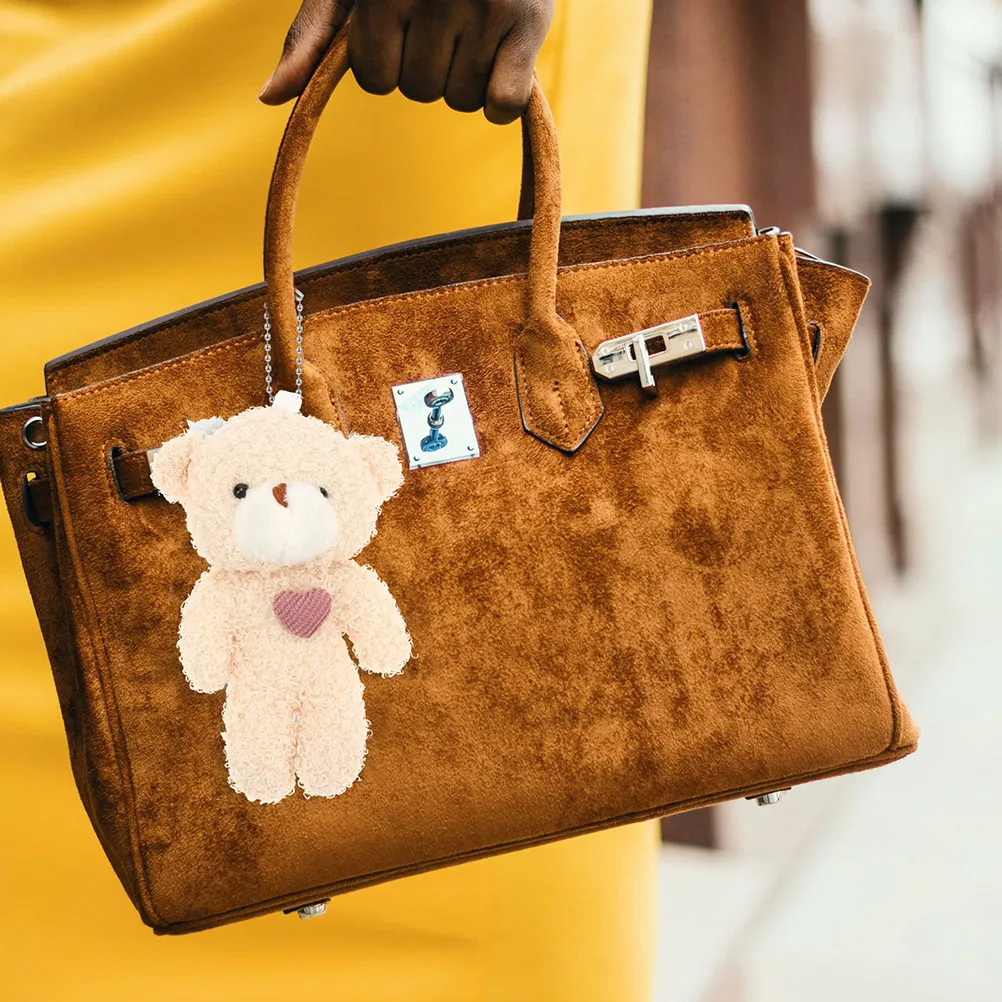 

2 шт. Брелок-подвеска в виде мягкой плюшевой игрушки, украшение для ключей, сумки, автомобиля, рюкзака