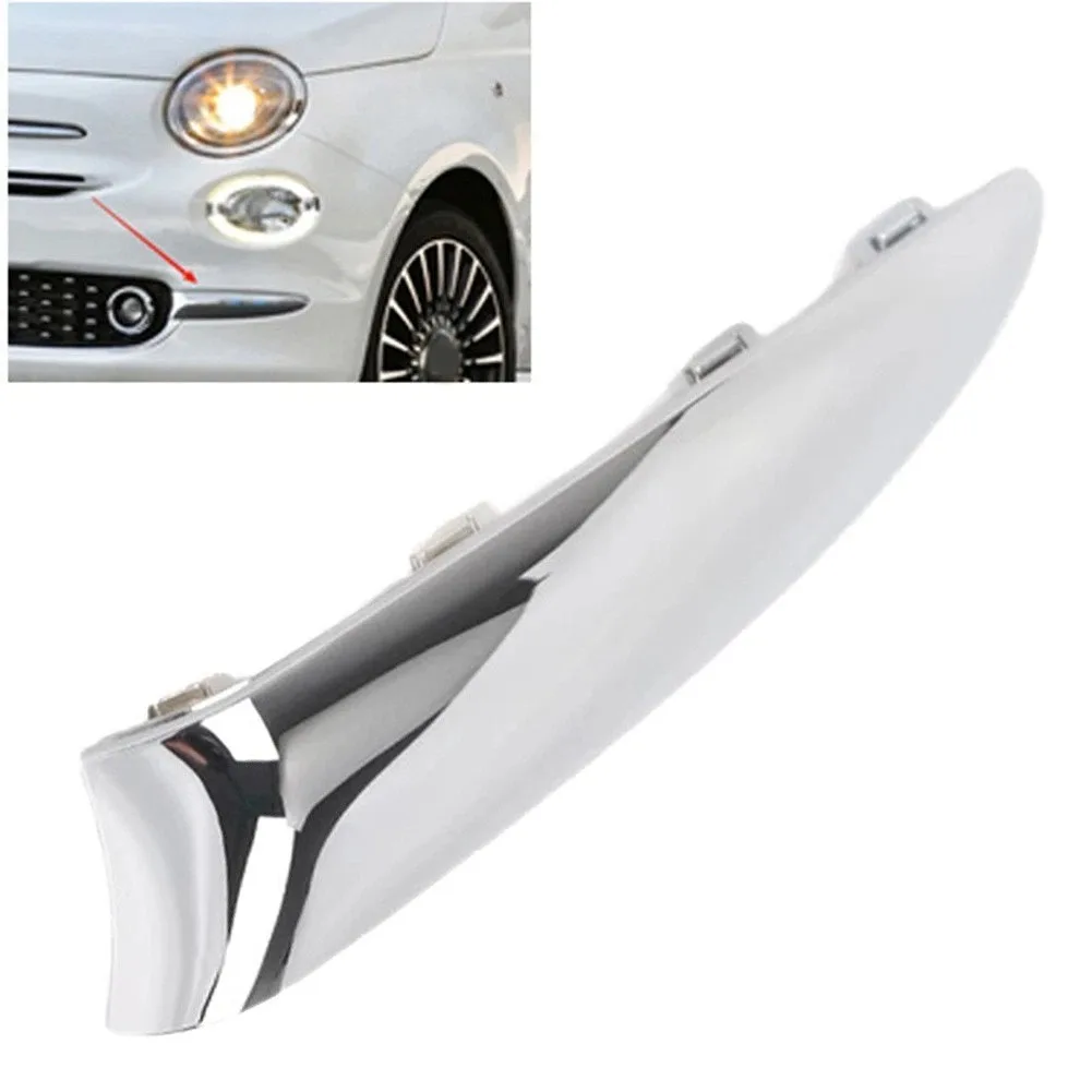 

Automotive Chrome Trim Strip For Front Left Bumper For Fiat 500 (2016–2020) Lower Decorative Strip For Bumper Trim Spare Part