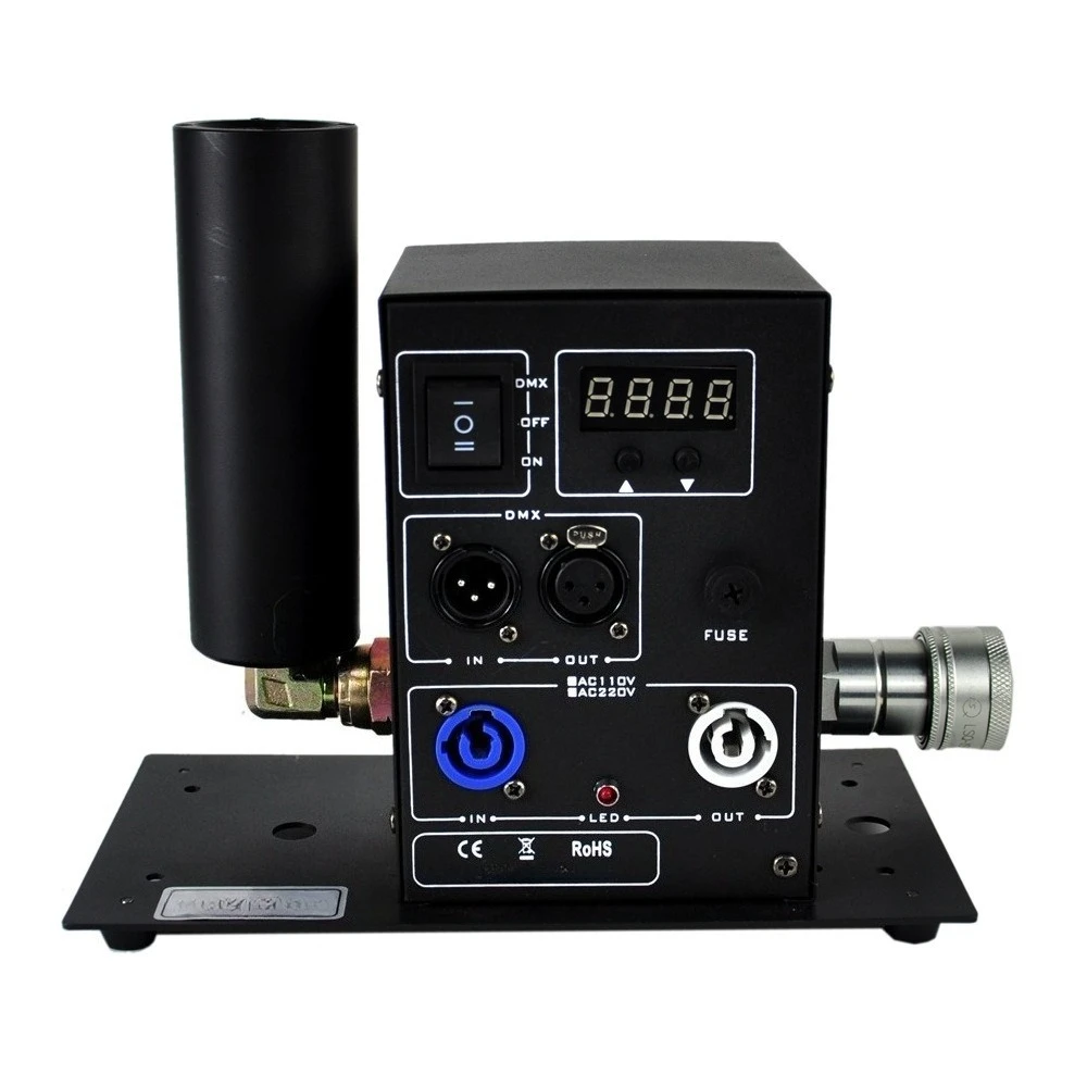 Co2 Jet Fog Machine For Stage DJ Disco Bar Nightclub With 5 Meters Gas Hose Special Effect Event DMX512 Manuel Control Cannon