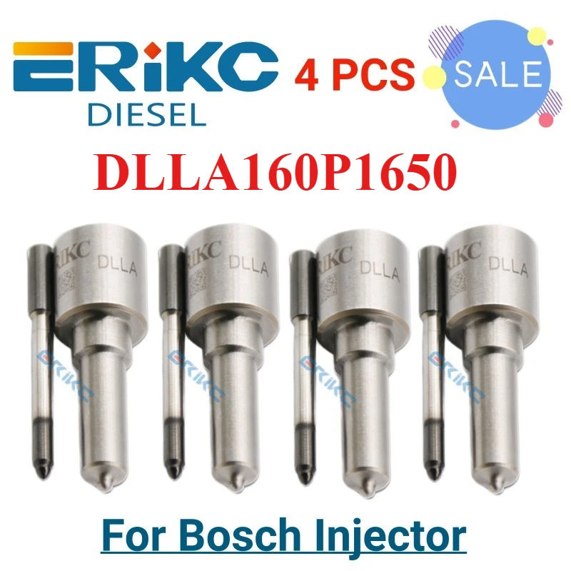 

4 шт. насадки для дизельного распыления топлива DLLA160P1650, форсунка Common Rail, форсунка дизельного топлива для BMW 0445110289 0445110601