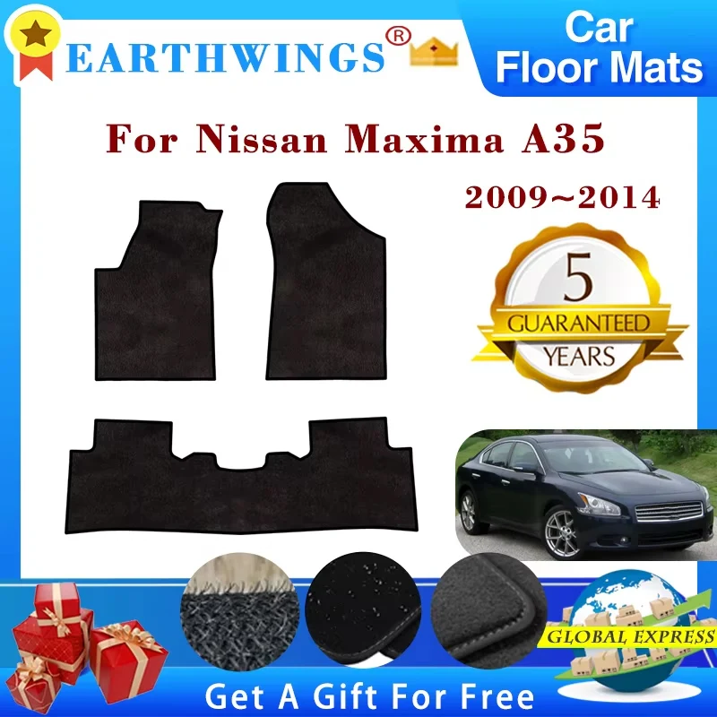 

For Nissan Maxima A35 2009-2014 2010 2011 2012 Car Floor Mats Rugs Panel Footpads Carpet Cover Cape Foot Pads Auto Accessories