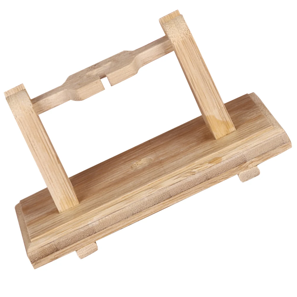 

Hand Fan Bamboo Chinese Style Bamboo Holder Round Holder for Palace Fans Display Rack Home Decor Wooden Stand