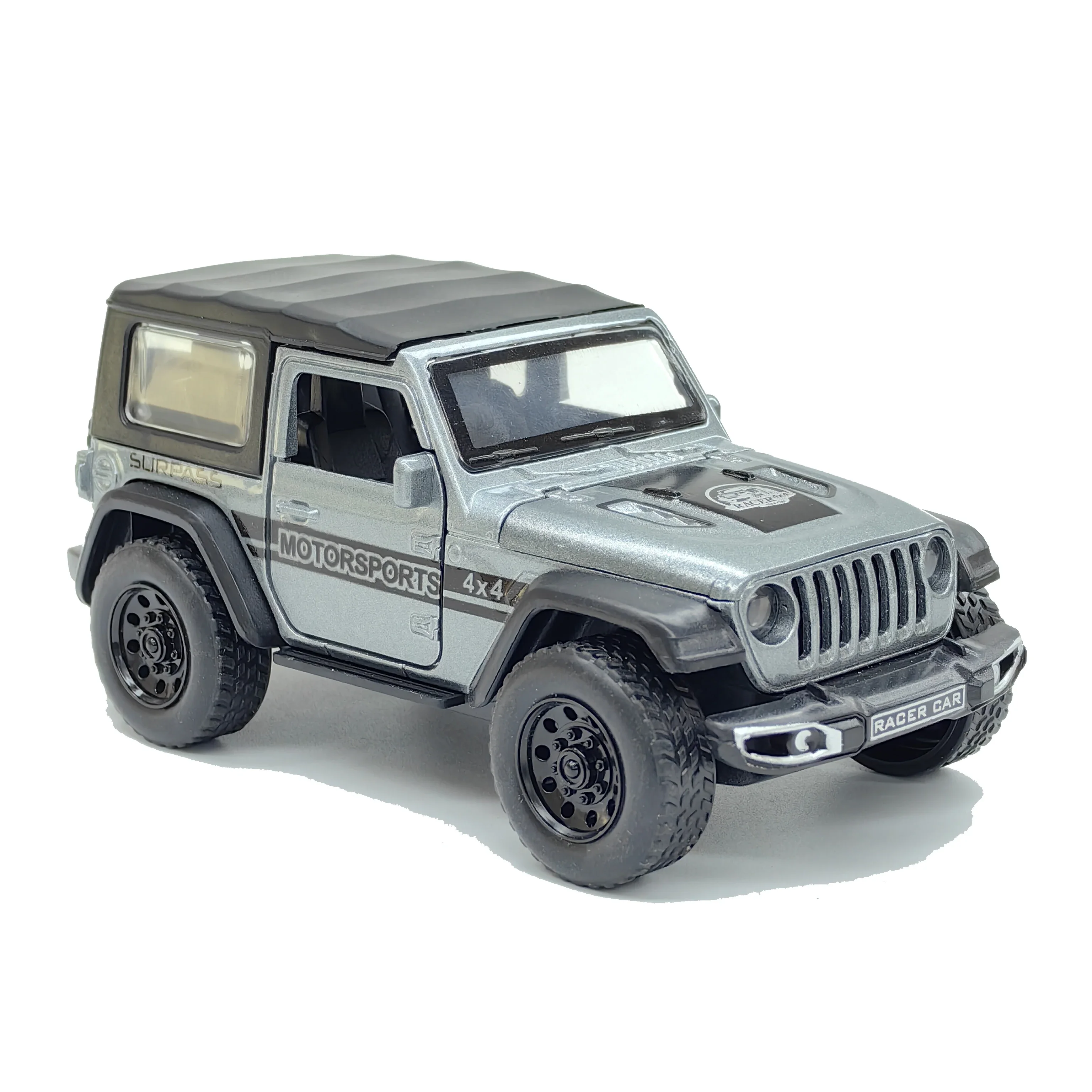 

Trendy simulation racing car figurine, children’s alloy spring-powered inertia gliding toy car.