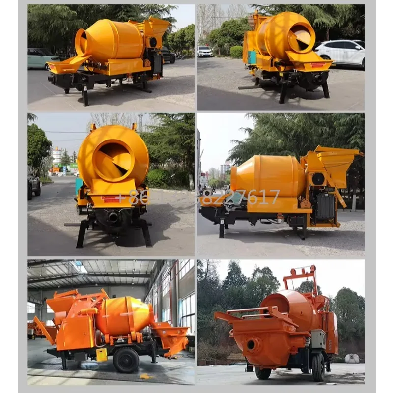 Truck Mounted Concrete Mixer Pump | Small Concrete Pump | 4-6x Higher Efficiency Than Traditional Mixers