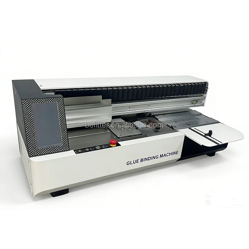 D50A4 Double Blade System A4 Size Desktop Binding  Glue Machine 50mm Thickness Suitable for for Educational Institutions