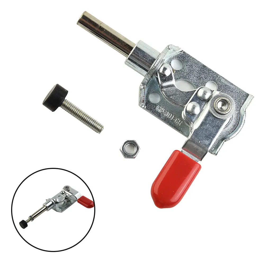 Quick and Secure GH301CR Push Pull Toggle Clamp Quick Release Toggle Clamp for Home Decoration and Equipment Installation