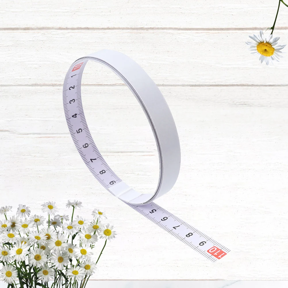 Self-adhesive Measuring Tape Sticker Steel Core Corrosion Resistant Wear-resistant Clear Scale Cuttable Workbench Table Saw