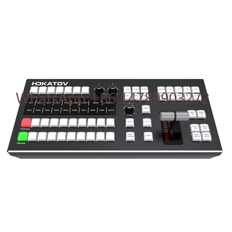 

KT-KD50B Multi-function Switchboard Control Panel with LCD Display LAN Interface Connection for BMD ATEM/Bitfocus Companion