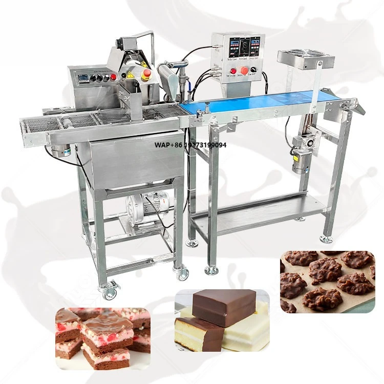 

MY Small Biscuit Enrober Cake Chocolate Bar Coating Enrobe Machine Chocolate