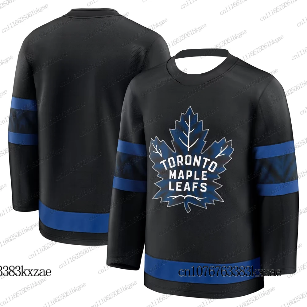 Autumn Winter New Ice Hockey Jerseys For Men Toronto Maple Leafs Hockey Jerseys Casual Sports Long Sleeve Tee Women Man Jerseys