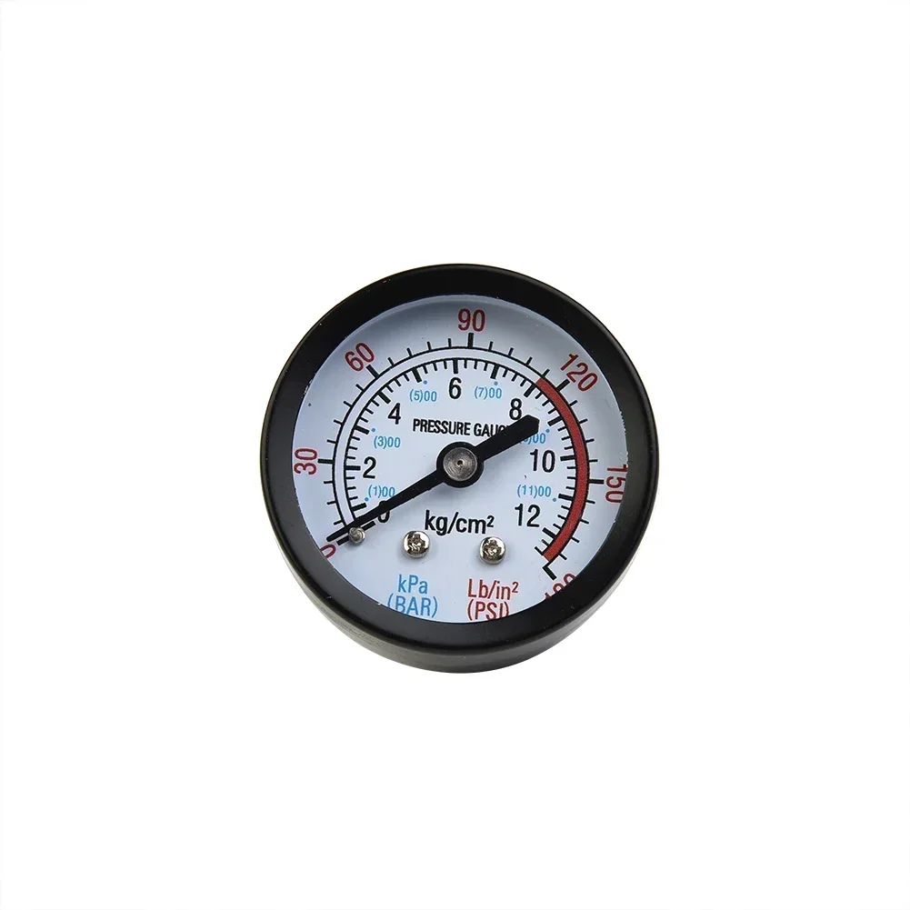 Air Compressor Pressure Gauge 13mm 1/4 Thread 0-180 PSI 0-12Bar Manometer Compressor Pneumatic Cylinder Pneumatic Tools