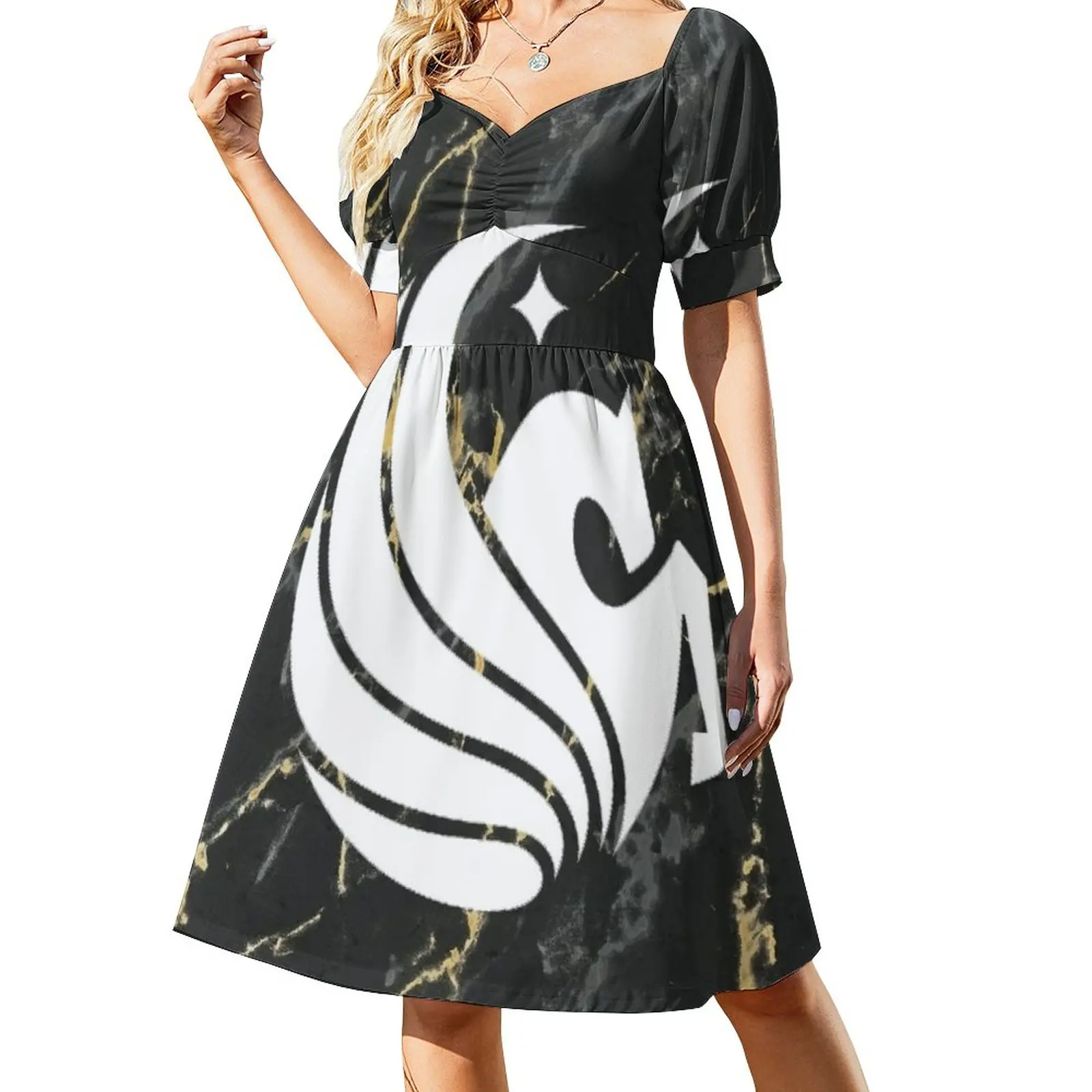 

ucf knights marble Sleeveless Dress african dresses for woman Summer skirt Female clothing cute dress