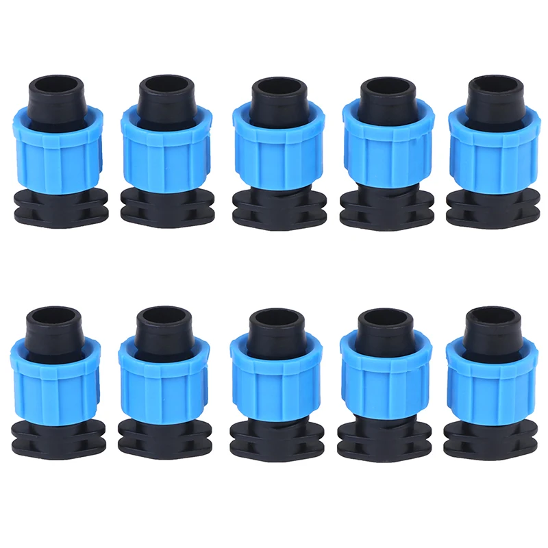 10 Stuks 16Mm Druppelirrigatie Tape Einde Plug Pijpfitting Connectoren Draad Slot